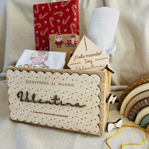 Cajita de Madera para Recién Nacidos