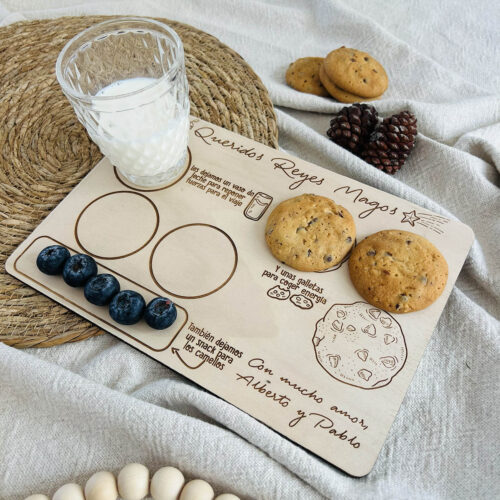 Placa Personalizada Reyes Magos